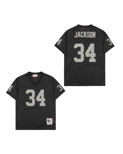 Bo Jackson 34 Las Vegas Raiders Throwback Men Jersey – Black