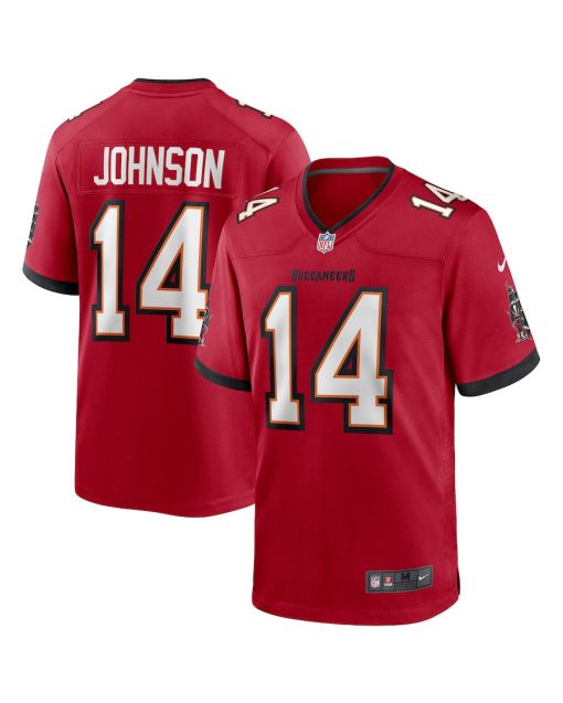Brad Johnson 14 Tampa Bay Buccaneers Men Game Retired Jersey – Red