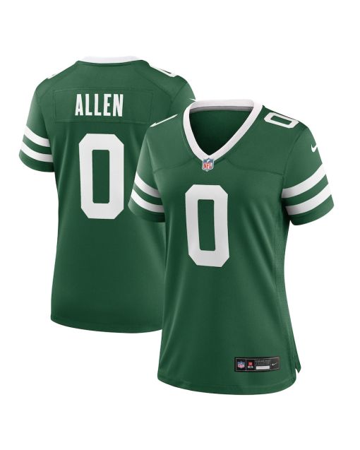 Braelon Allen 0 New York Jets Women’s Team Game Jersey – Legacy Green