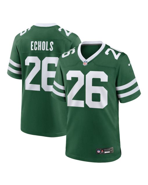 Brandin Echols 26 New York Jets Team Game Men Jersey – Legacy Green