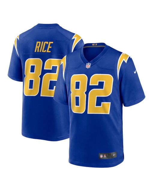 Brenden Rice 82 Los Angeles Rams 2024 NFL Draft 2nd Alternate Game Jersey – Royal