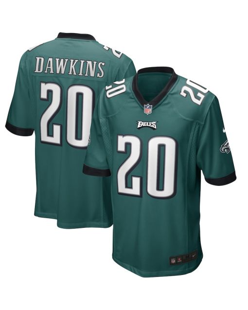 Brian Dawkins 20 Philadelphia Eagles Men Game Retired Jersey – Midnight Green