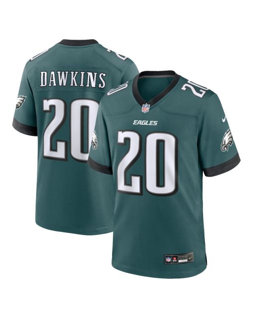 Brian Dawkins 20 Philadelphia Eagles Team Game Men Jersey – Midnight Green