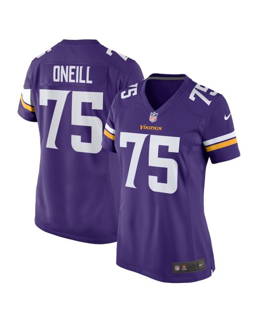 Brian O’Neill 75 Minnesota Vikings Women Game Jersey – Purple