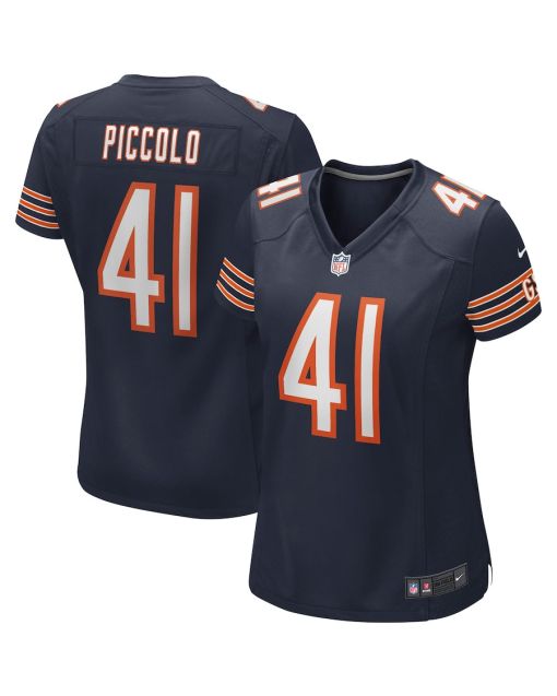 Brian Piccolo 41 Chicago Bears Women Game Retired Jersey – Navy