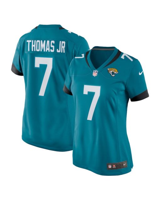 Brian Thomas Jr. 7 Jacksonville Jaguars Women’s Game Jersey – Teal