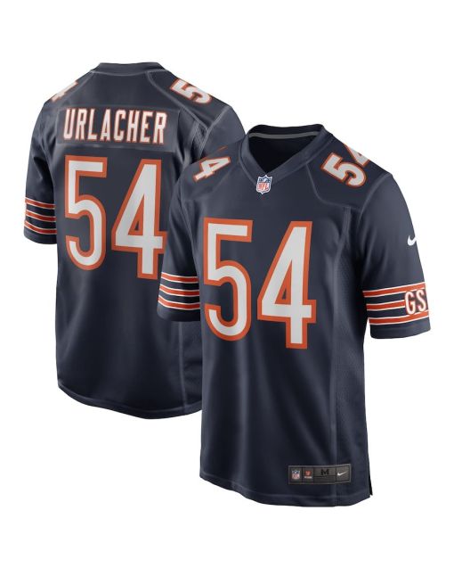 Brian Urlacher 54 Chicago Bears Men Game Retired Jersey – Navy