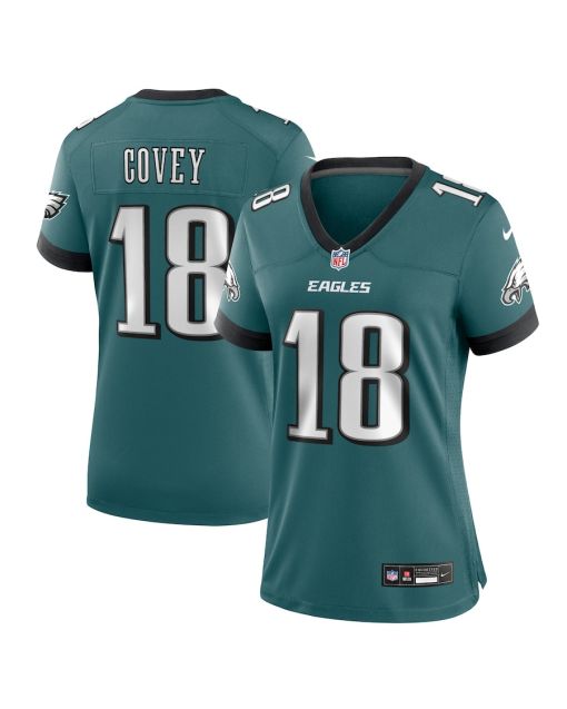 Britain Covey 18 Philadelphia Eagles Women’s Team Game Jersey – Midnight Green