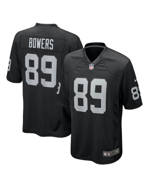 Brock Bowers 89 Las Vegas Raiders Team Game Men Jersey – Black