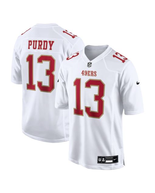 Brock Purdy 13 San Francisco 49ers Fashion Game Men Jersey – Tundra White