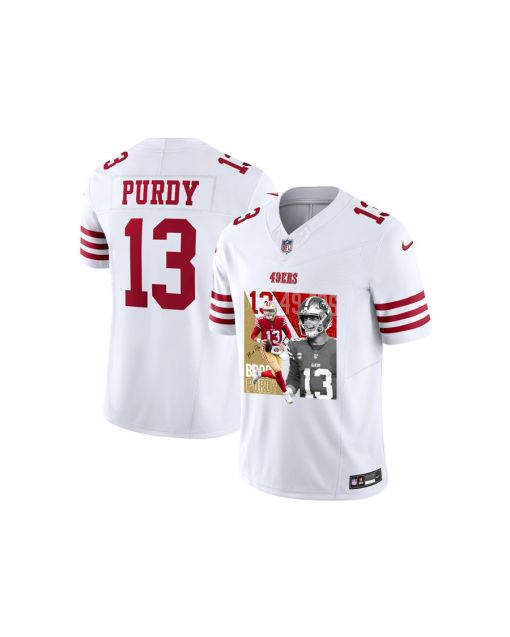 Brock Purdy 13 San Francisco 49ers The Son of Steel Game YOUTH Jersey – White