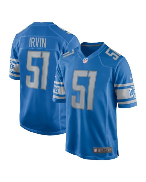 Bruce Irvin 51 Detroit Lions Game Men Jersey – Blue