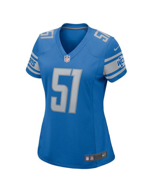 Bruce Irvin 51 Detroit Lions Game Women Jersey – Blue