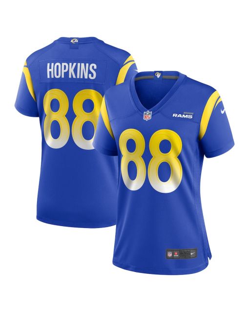 Brycen Hopkins 88 Los Angeles Rams Women Game Jersey – Royal