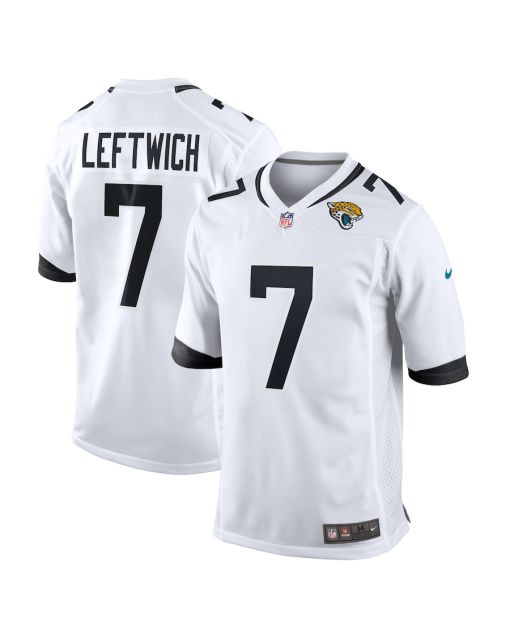 Byron Leftwich 7 Jacksonville Jaguars Men Retired Game Jersey – White