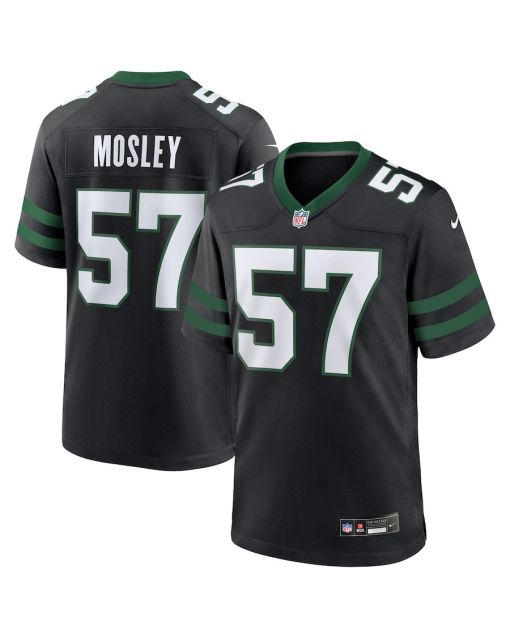 C.J. Mosley 57 New York Jets Alternate Game Men Jersey – Legacy Black