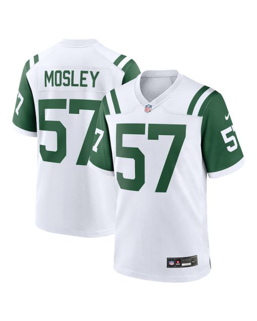 C.J. Mosley 57 New York Jets Classic Alternate Game Men Jersey – White
