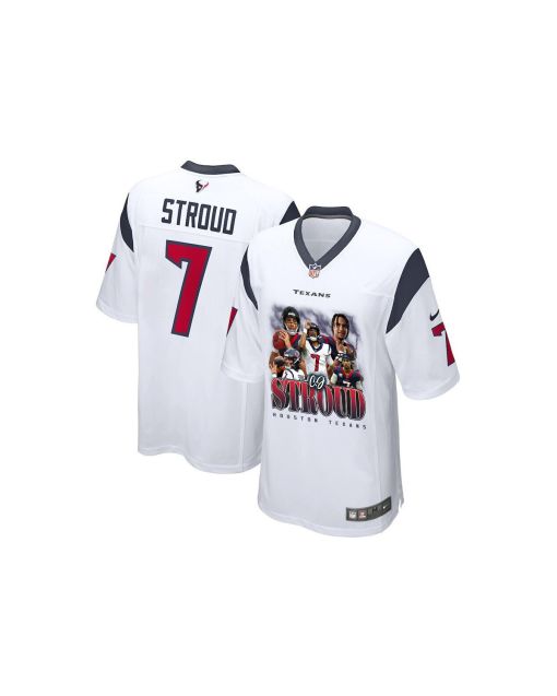 C.J. Stroud 7 Houston Texans The Chosen One Game YOUTH Jersey – White