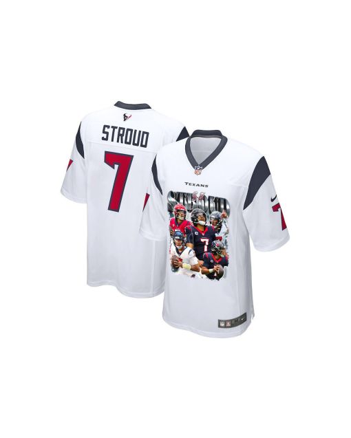 C.J. Stroud 7 Houston Texans The Gunslinger Game YOUTH Jersey – White