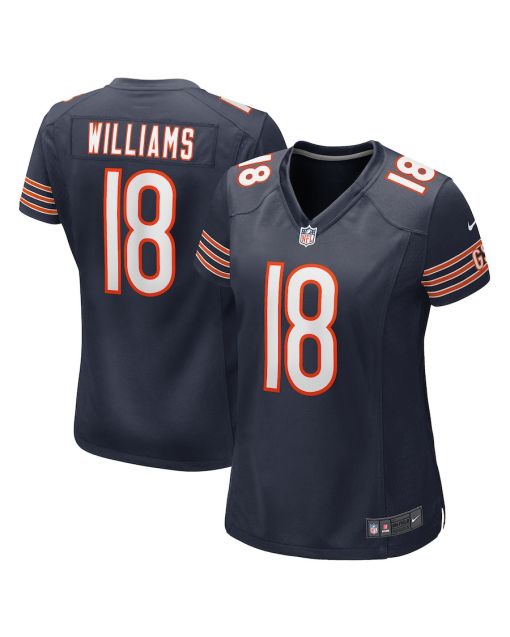 Caleb Williams 18 Chicago Bears 2024 NFL Draft First Round Pick Player Game Jersey – Navy