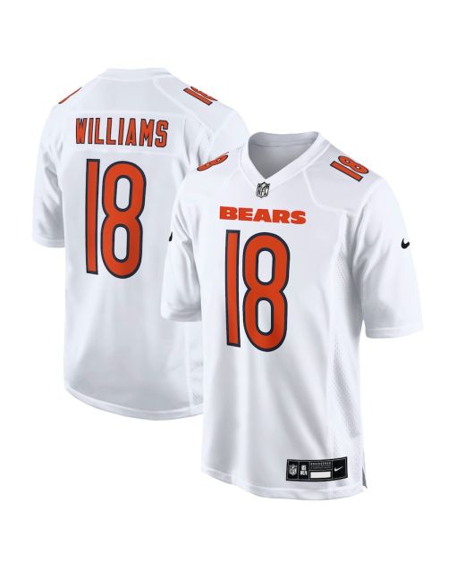 Caleb Williams 18 Chicago Bears Fashion Men Jersey – Tundra White