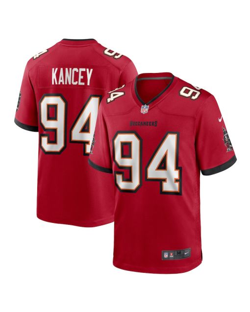 Calijah Kancey 94 Tampa Bay Buccaneers Game Men Jersey – Red
