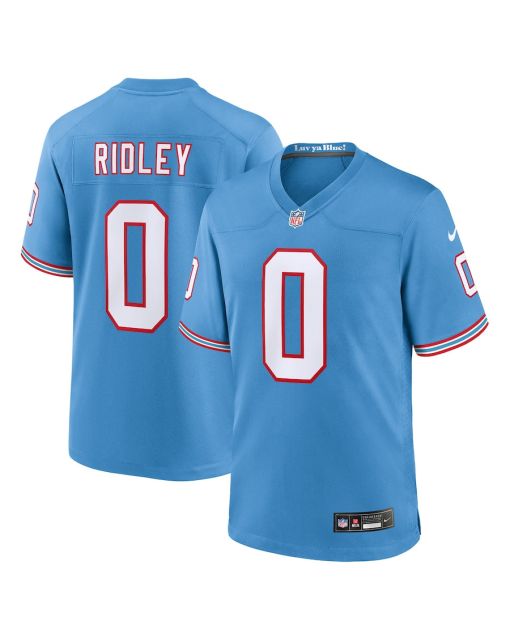 Calvin Ridley 0 Tennessee Titans Alternate Game Men Jersey – Light Blue