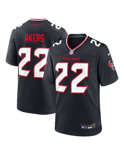 Cam Akers 22 Houston Texans Team Game Men Jersey – Navy