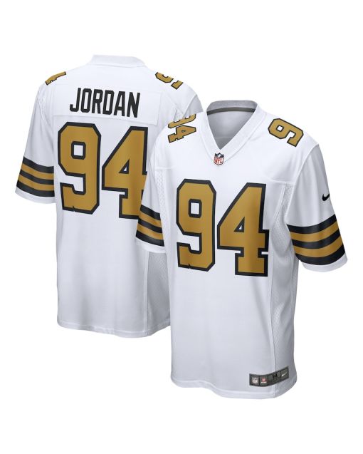 Cameron Jordan 94 New Orleans Saints Alternate Game Men Jersey – White