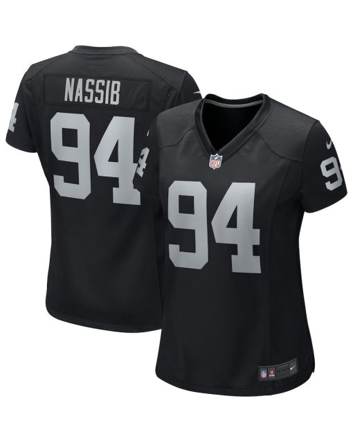 Carl Nassib 94 Las Vegas Raiders Women Game Jersey – Black