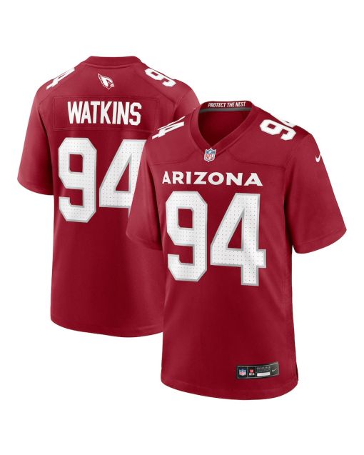 Carlos Watkins 94 Arizona Cardinals Team Game Men Jersey – Cardinal