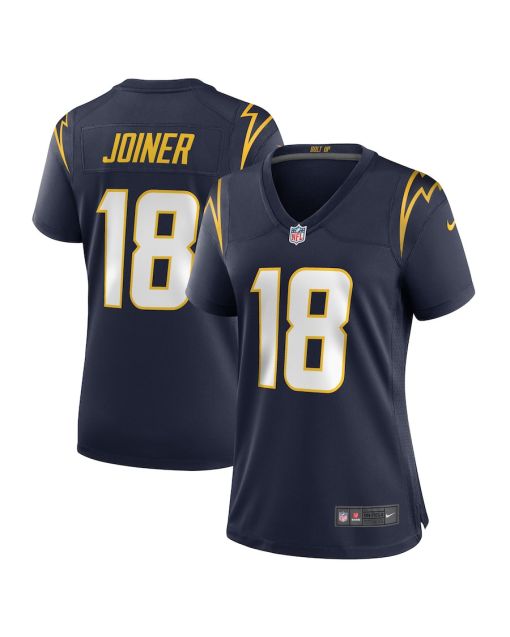 Charlie Joiner 18 Los Angeles Chargers Women Retired Jersey – Navy