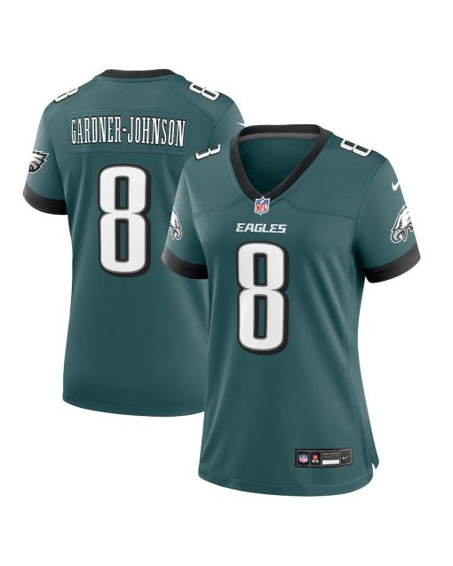 Chauncey Gardner-Johnson 8 Philadelphia Eagles Women Game Jersey – Midnight Green