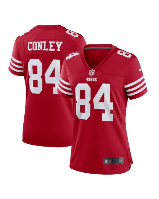 Chris Conley 84 San Francisco 49ers Women Game Jersey – Scarlet