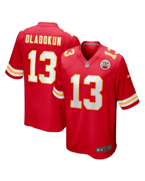 Chris Oladokun 13 Kansas City Chiefs Game Men Jersey – Red