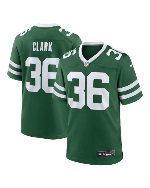 Chuck Clark 36 New York Jets Team Game Men Jersey – Legacy Green