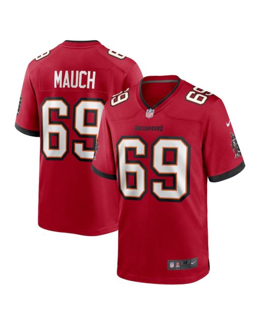 Cody Mauch 69 Tampa Bay Buccaneers Game Men Jersey – Red