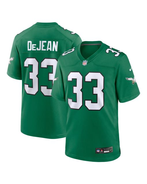 Cooper DeJean 33 Philadelphia Eagles Alternate Game Men Jersey – Kelly Green