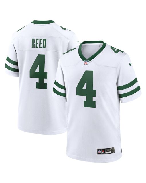 D.J. Reed 4 New York Jets Game Men Jersey – Legacy White