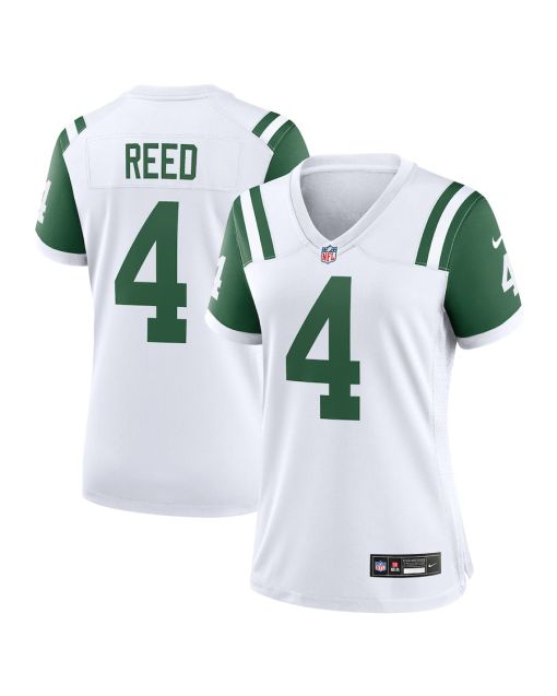 D.J. Reed 4 New York Jets Women’s Classic Alternate Game Jersey – White