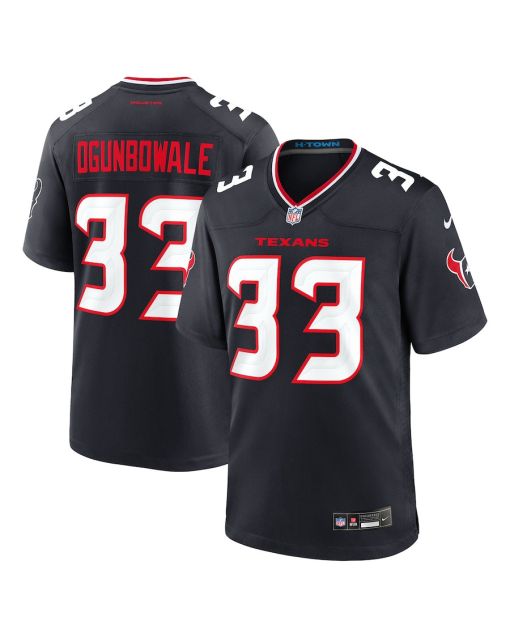 Dare Ogunbowale 33 Houston Texans Team Game Men Jersey – Navy
