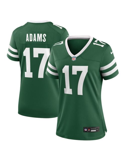 Davante Adams 17 New York Jets Women’s Alternate Game Jersey – Legacy Green