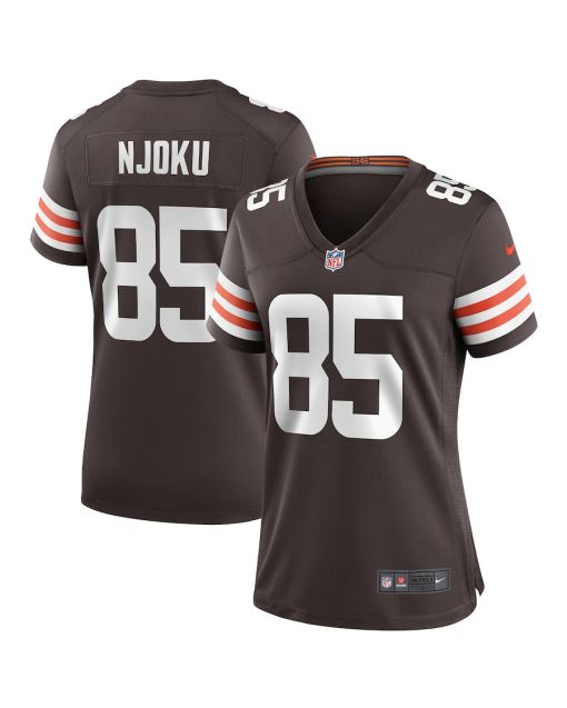 David Njoku 85 Cleveland Browns Game Women Jersey – Brown