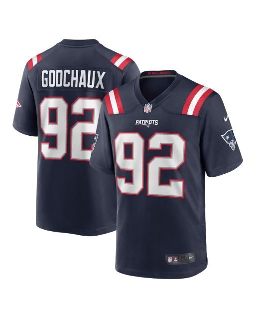 Davon Godchaux 92 New England Patriots Men Game Jersey – Navy