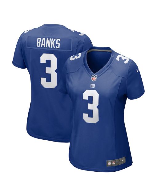 Deonte Banks 3 New York Giants Women Game Jersey – Royal