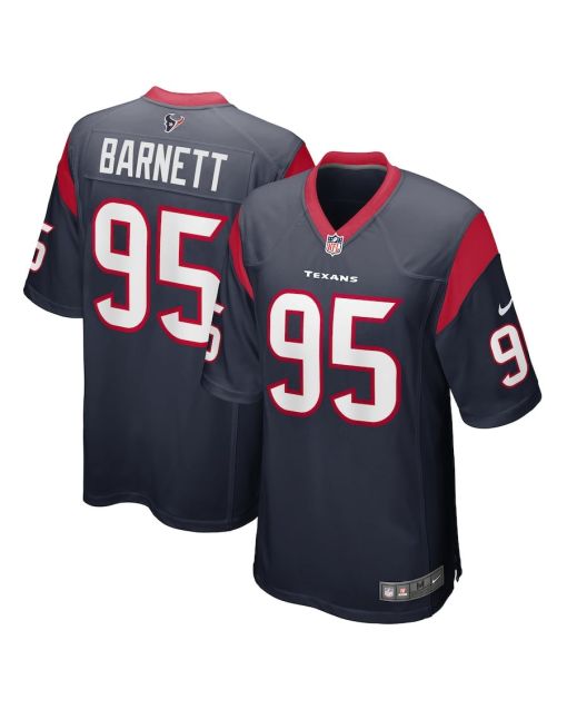 Derek Barnett 95 Houston Texans Game Men Jersey – Navy