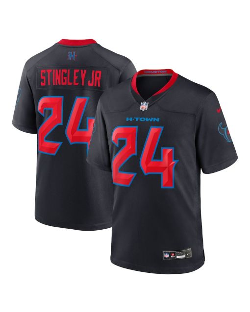 Derek Stingley Jr. 24 Houston Texans 2nd Alternate Game Jersey – Men, Navy