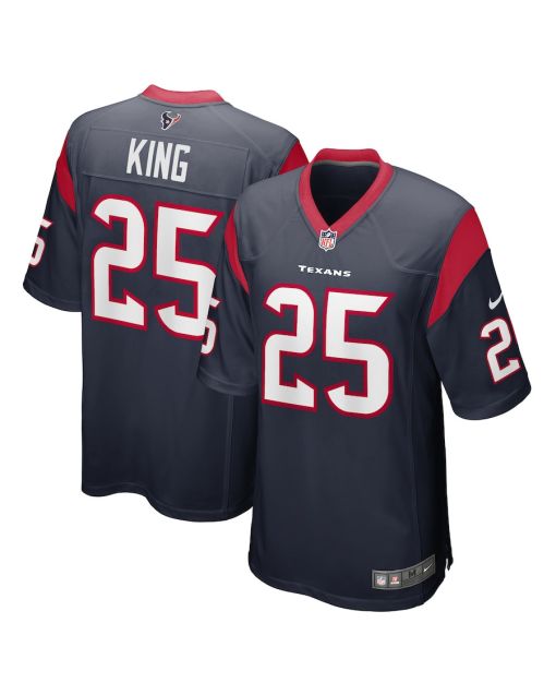 Desmond King 25 Houston Texans Game Men Jersey – Navy
