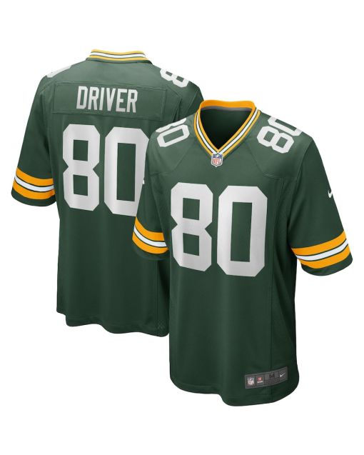 Donald Driver 80 Green Bay Packers Men Game Retired Jersey – Green