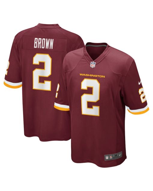 Dyami Brown 2 Washington Football Team Men Game Jersey – Burgundy